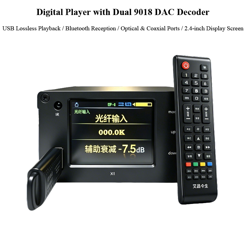 Audio Music App - Dual ES9018K2M Digital Audio Player DSD512