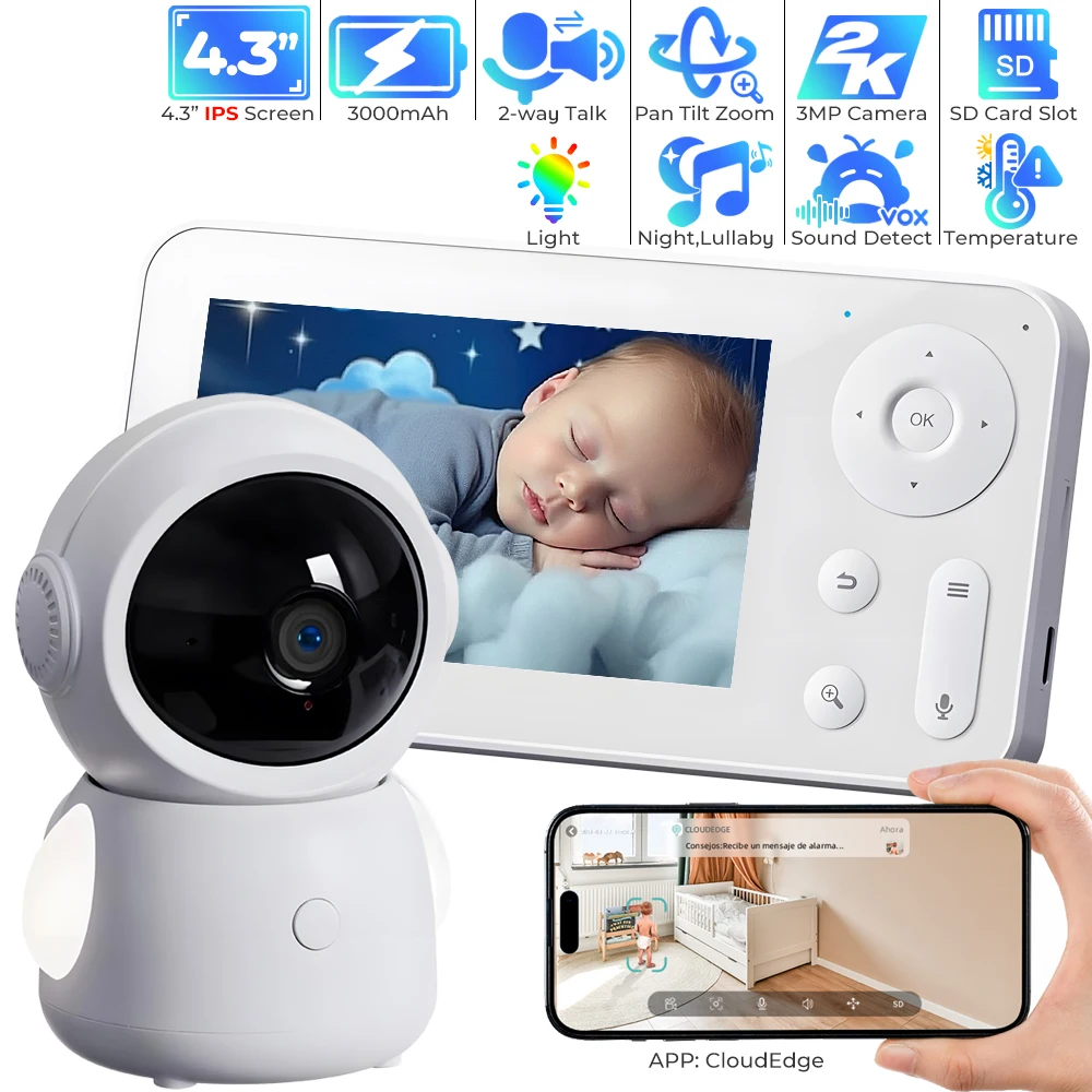 Audio Music Google - WiFi Baby Monitor with App Control