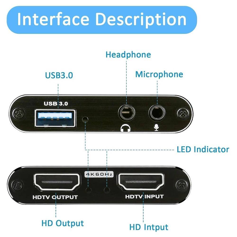 4K HDMI-Compatible to USB 3.0  - Audio Music Live recension och pris