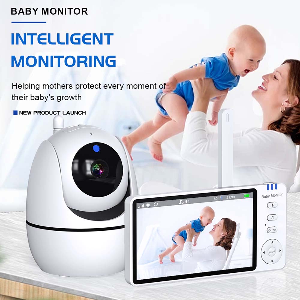 5 Inch Video Baby Monitor Indo - Audio Music To Video recension och pris