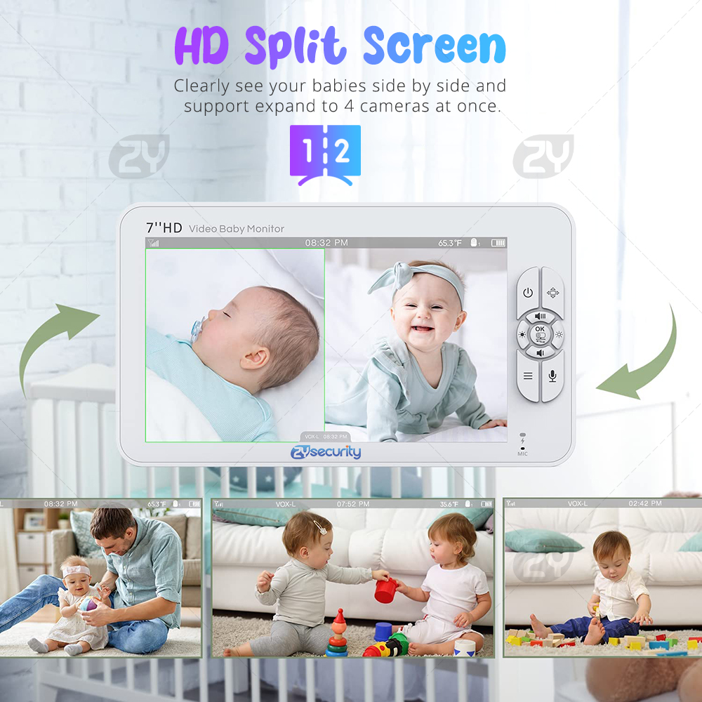 7.0 inch Video Baby Monitor HD - Audio Hd Music recension och pris