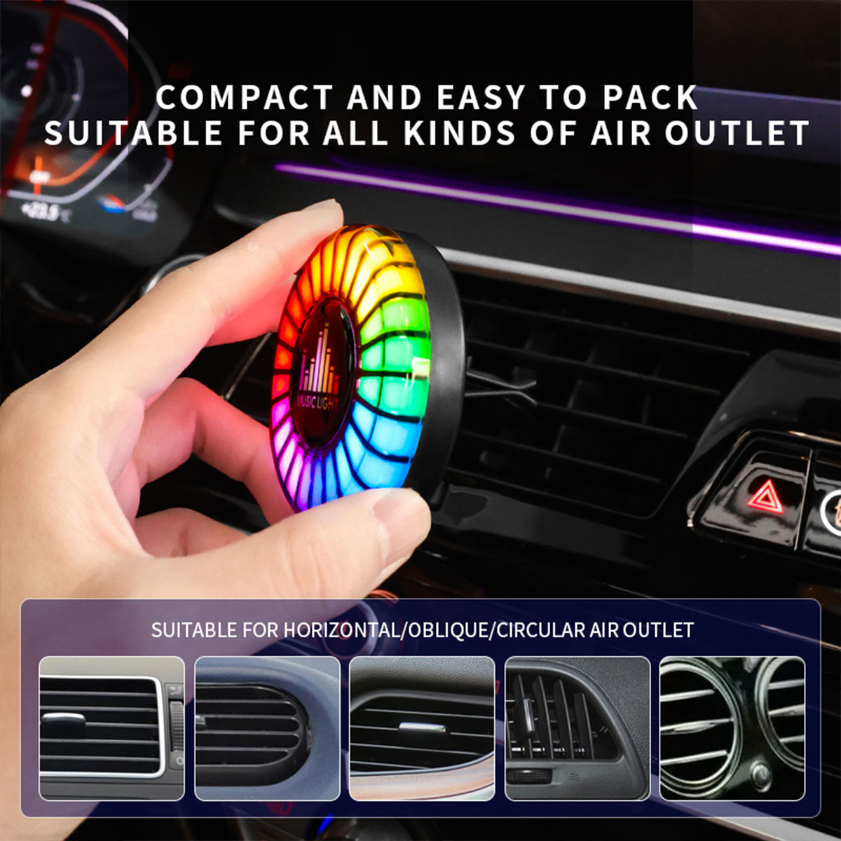 Car Music Rhythm Lamp Car Air  - Audio Music App recension och pris
