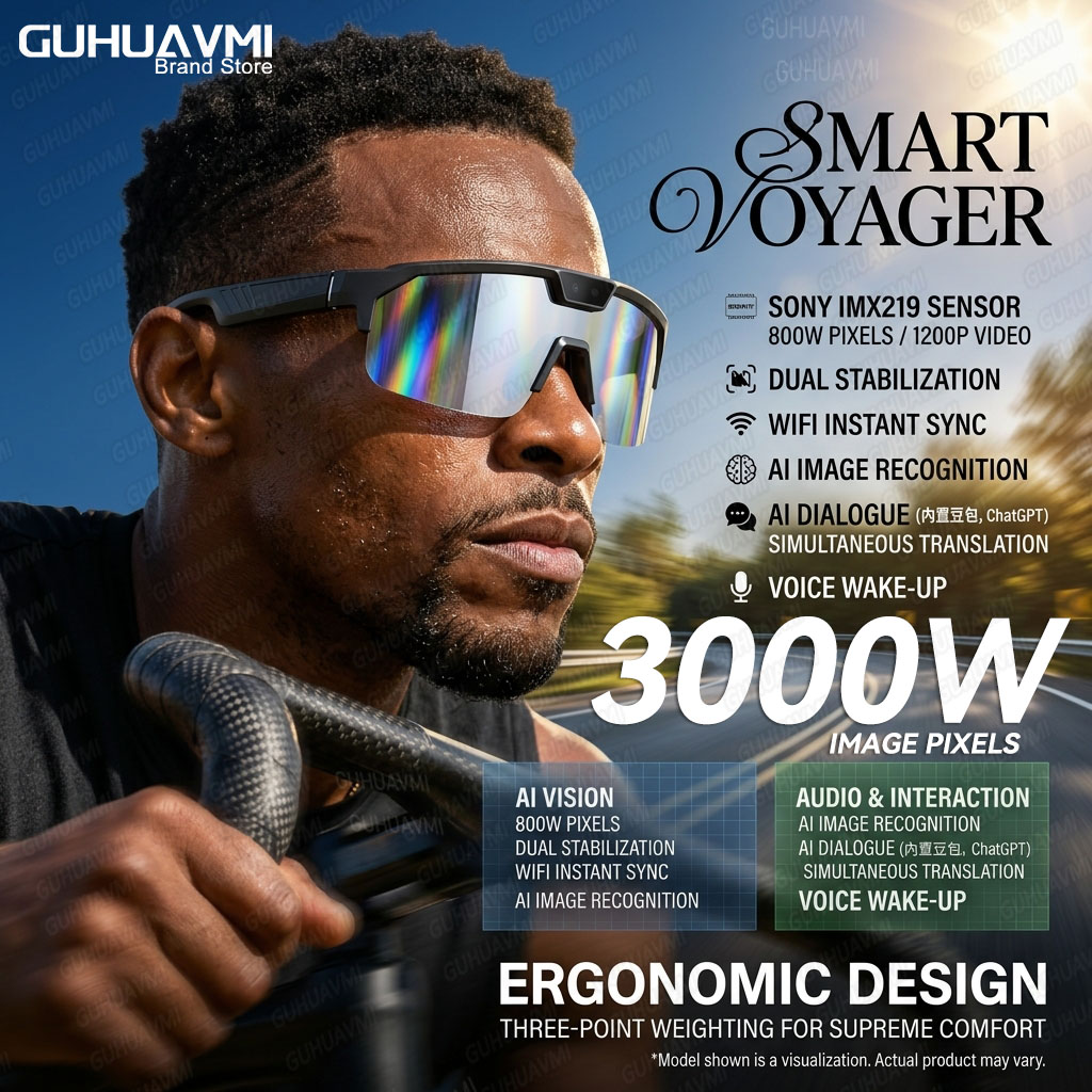 Photochromic Smart Glasses 120 - Audio Music To Video recension och pris