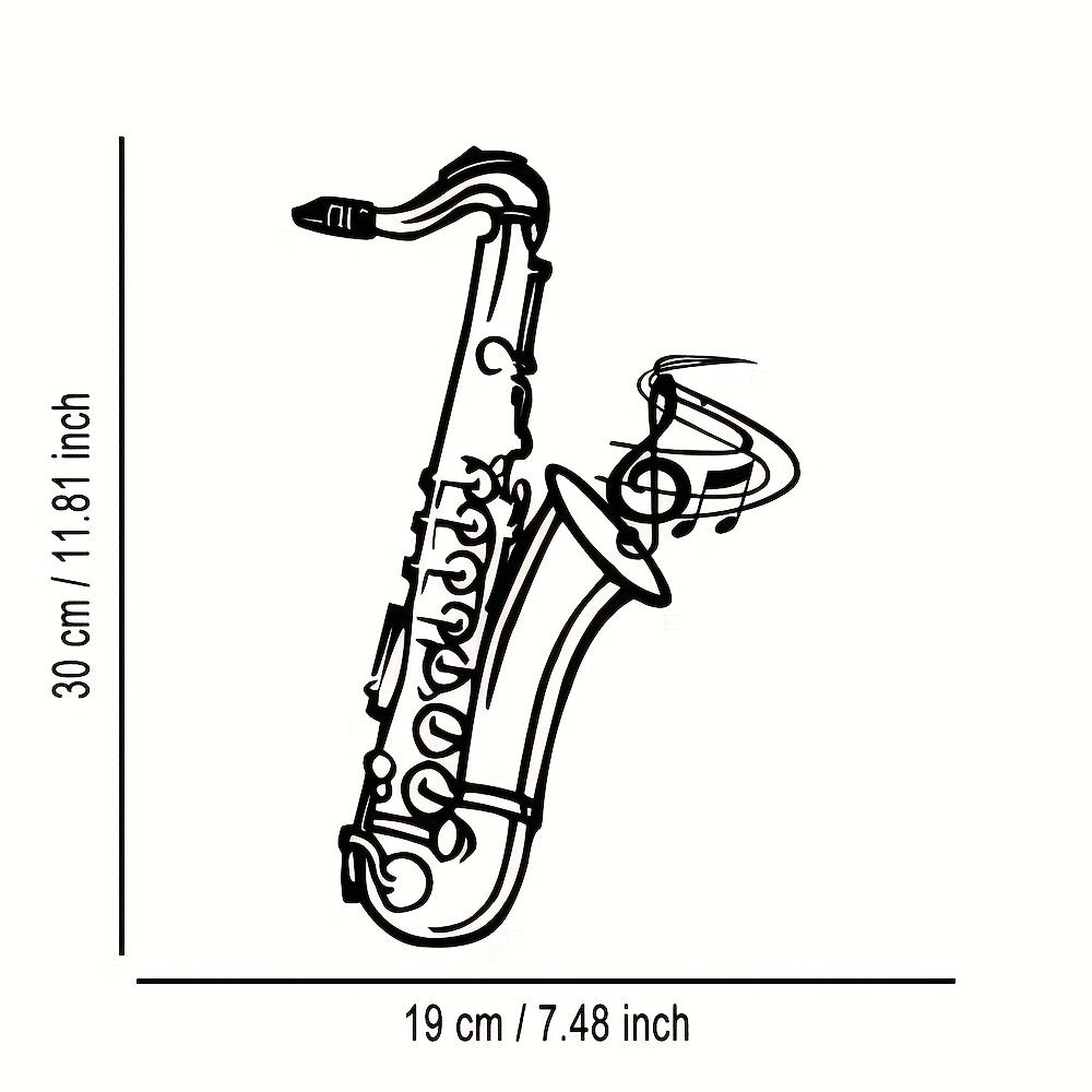 Metal Wall Art Saxophone Decor - Audio Music Live recension och pris