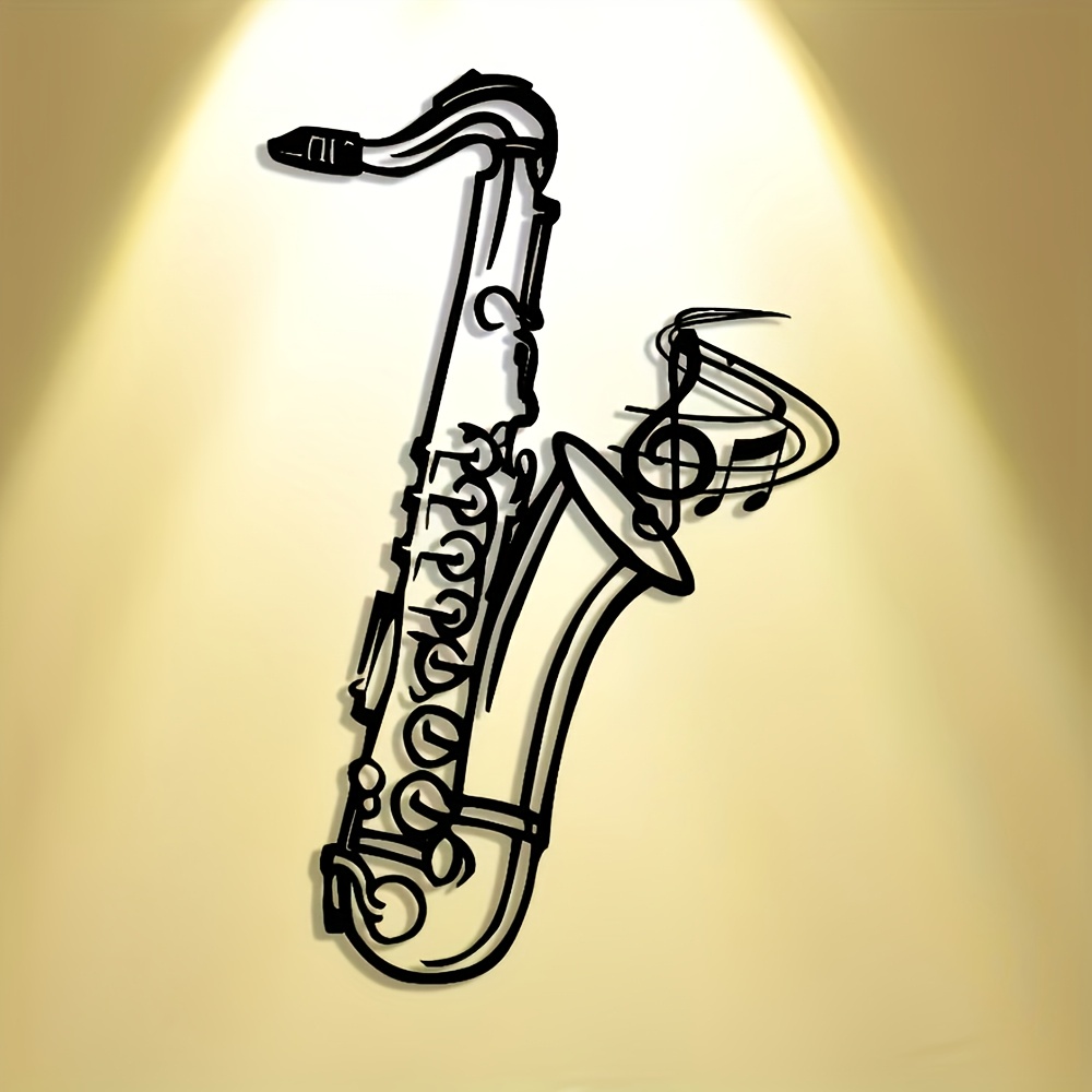 Metal Wall Art Saxophone Decor - Audio Music Live recension och pris