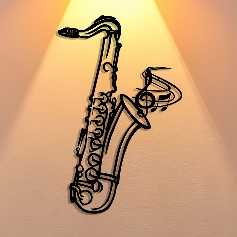 Metal Wall Art Saxophone Decor - Audio Music Live recension och pris