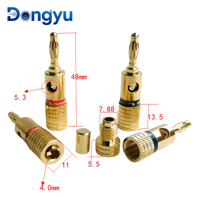 4MM Nakamichi Banana Connector - Audio Music To Video recension och pris