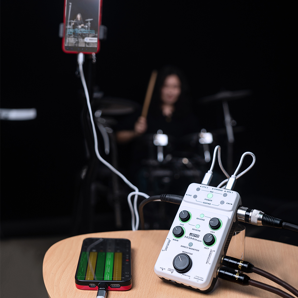 JOYO Audio Mixer MOMIX PRO Sui - Audio Music Live recension och pris