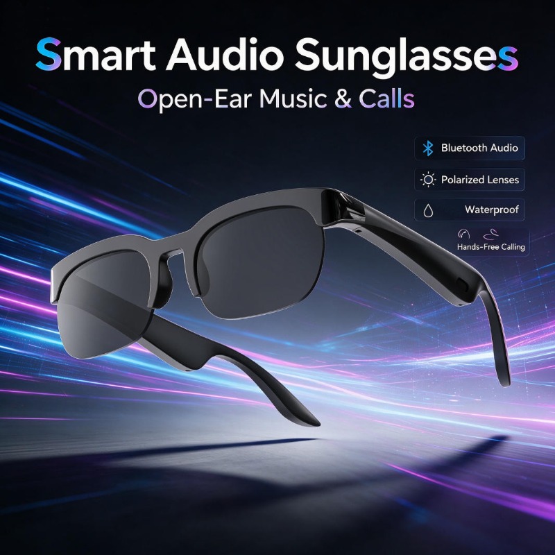 Smart Audio Sunglasses Open-Ea - Audio Music To Video recension och pris
