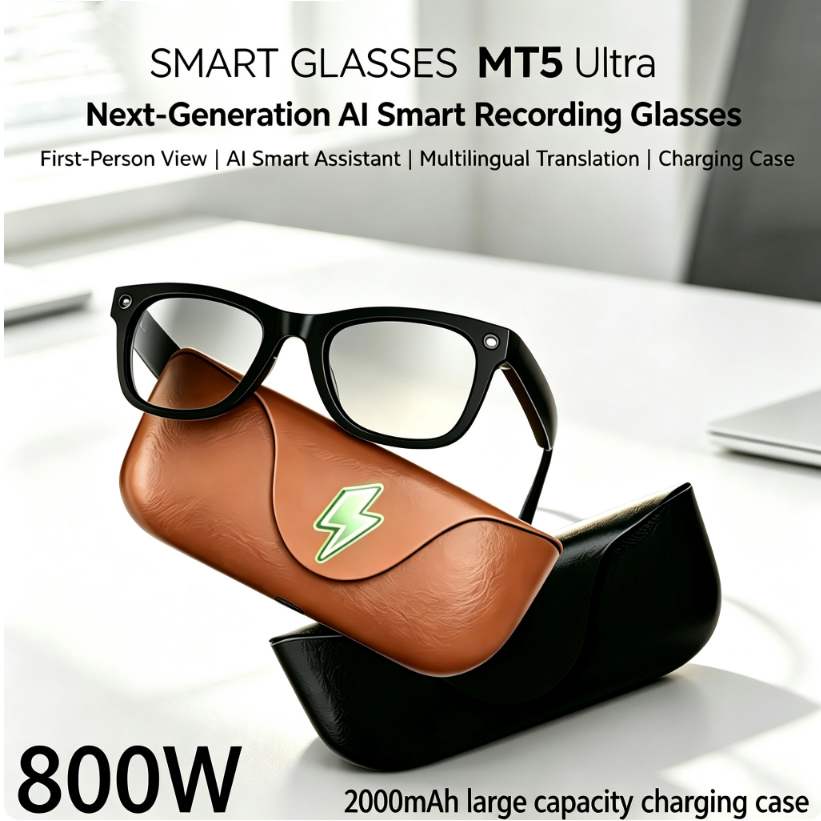 2026 AI smart Glasses HD 800W  - Audio Music To Video recension och pris