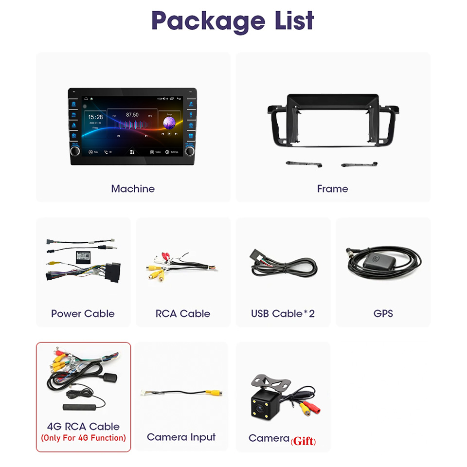8G Ram 128GB Android 14 Car Ra - Audio Music Hindi recension och pris