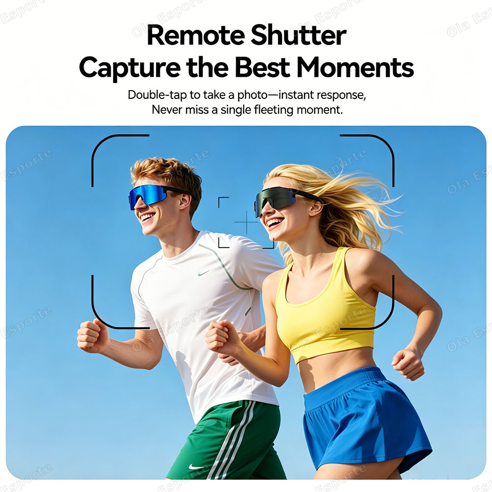 Cycling Smart Glasses Camera B - Audio Music To Video recension och pris