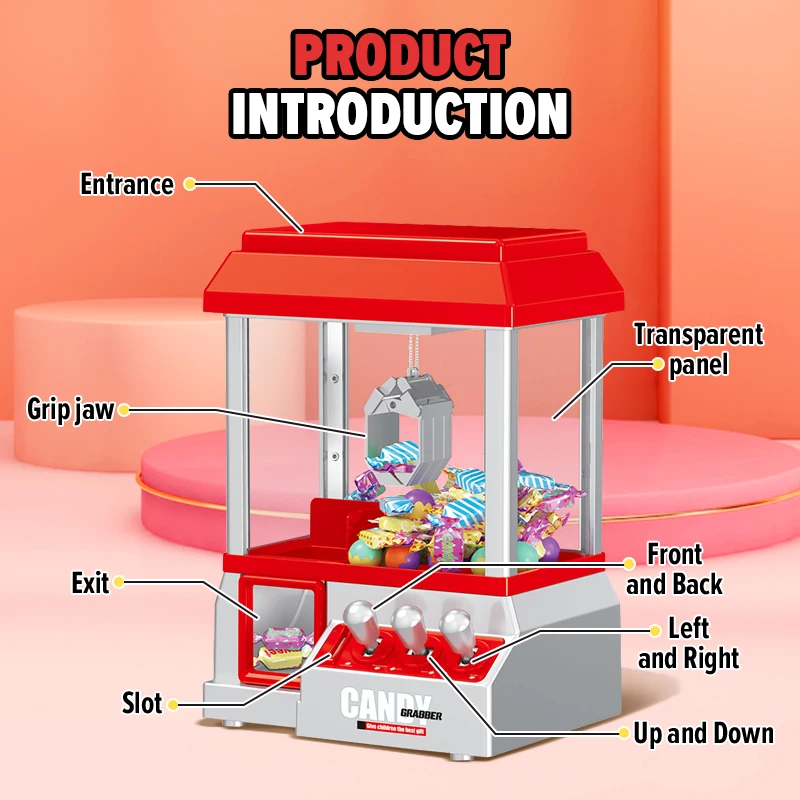 Claw Machine Electronic Candy  - Audio Music Maker recension och pris