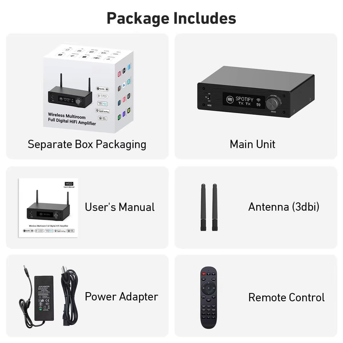 50Wx2 Wireless AirPlay2 HDMI A - Audio Music Google recension och pris