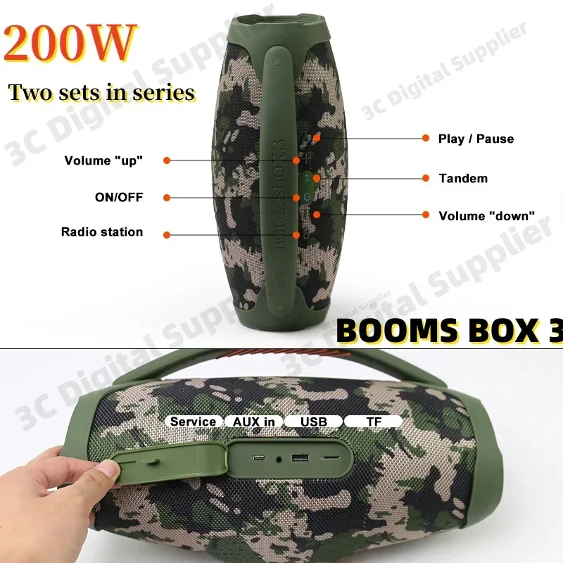 BOOMS BOX3 Altavoz Bluetooth P - Audio Music Center recension och pris