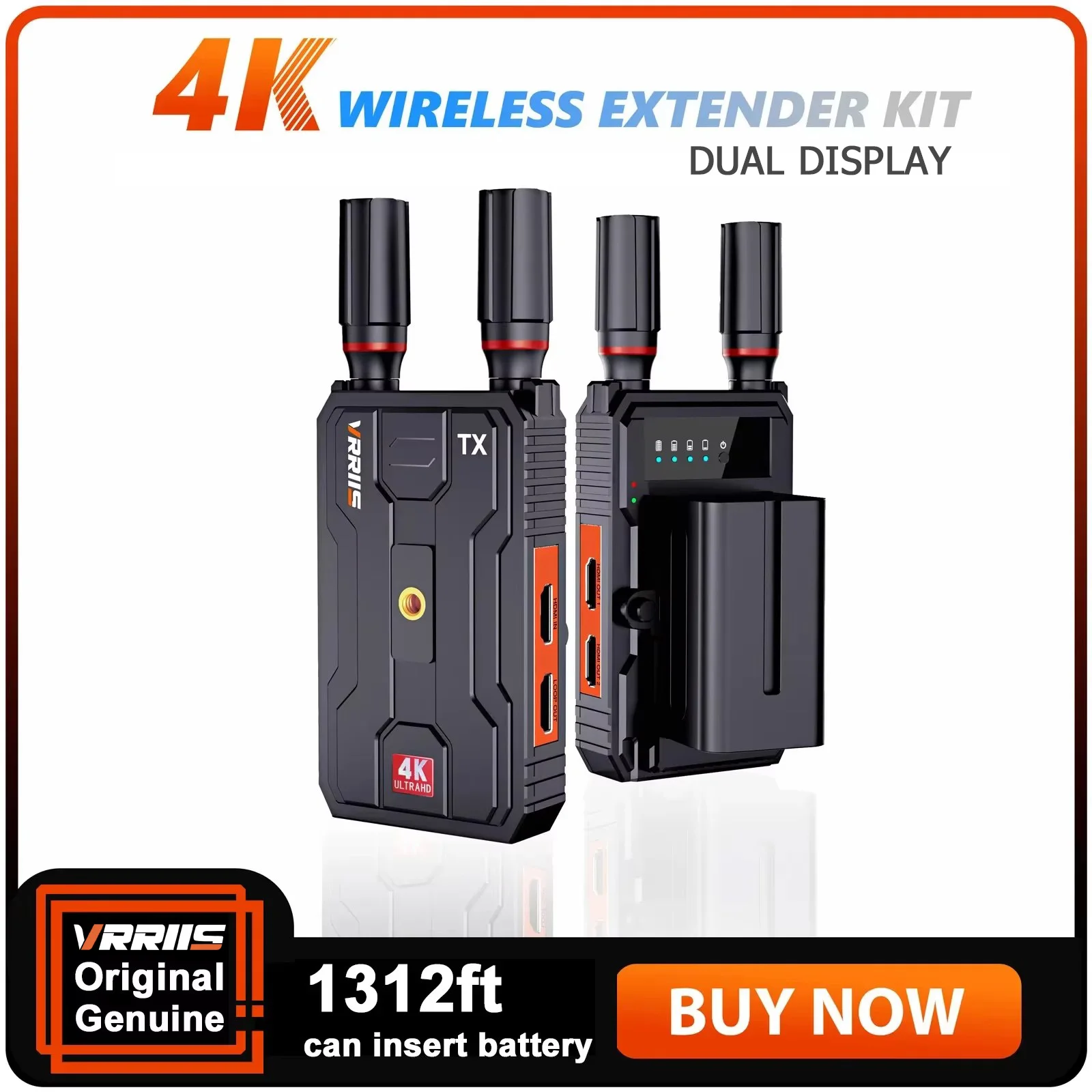 Vrriis WL097 PRO 4K Wireless A - Audio Music Live recension och pris