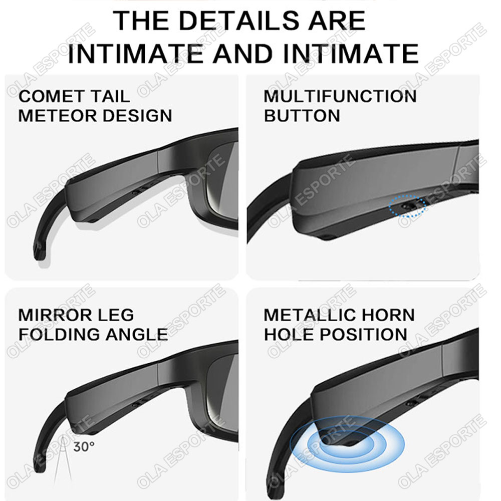 Smart Glasses Outdoor Sunglass - Audio Hd Music recension och pris