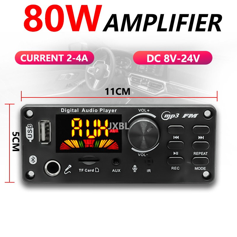 80W Bluetooth 5.0 MP3 Decoder  - Audio Music App recension och pris