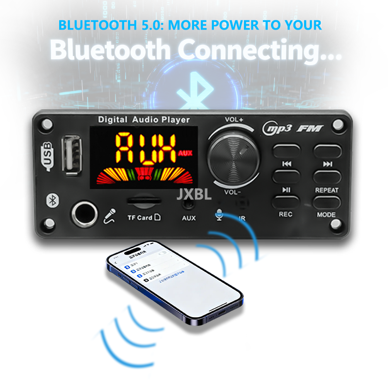 80W Bluetooth 5.0 MP3 Decoder  - Audio Music App recension och pris