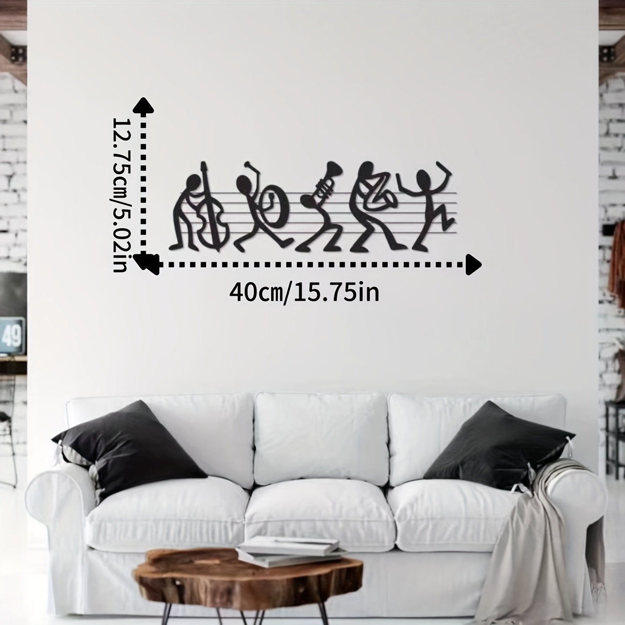 Vintage Music Note Metal Wall  - Audio Music Live recension och pris