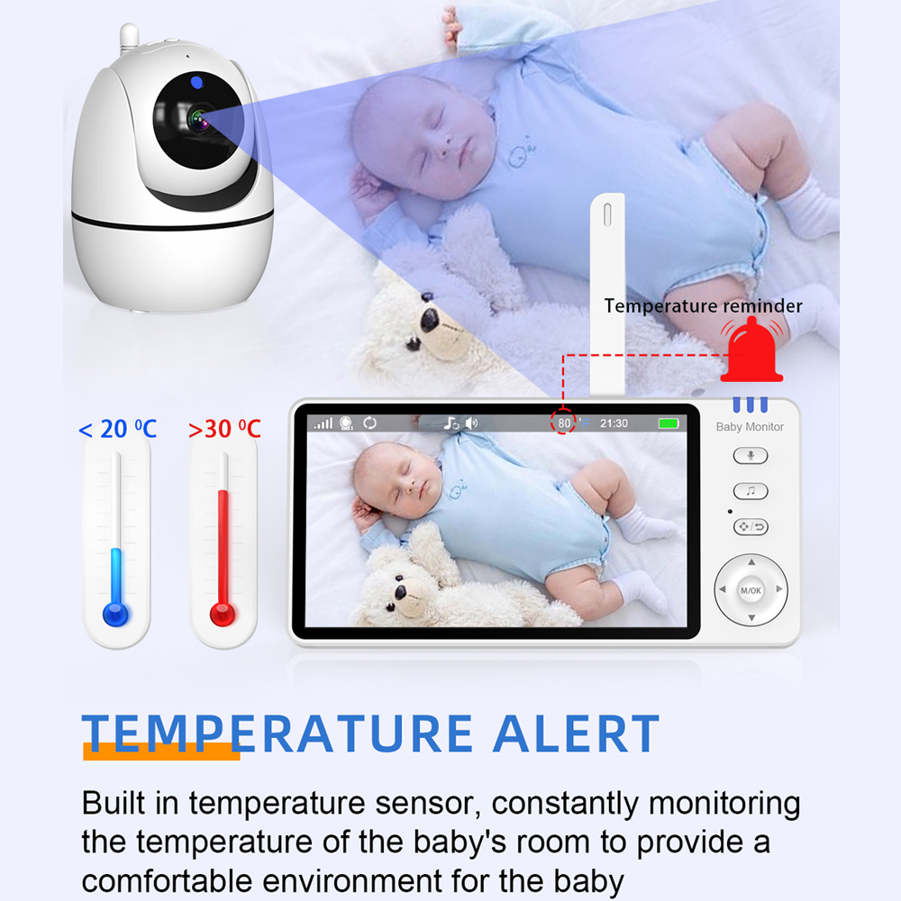 Video Baby Monitor with Cam an - Audio Music To Video recension och pris