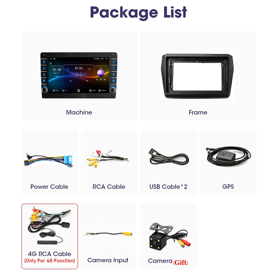 8G Ram 128GB Android 14 Car Ra - Audio Music Hindi recension och pris