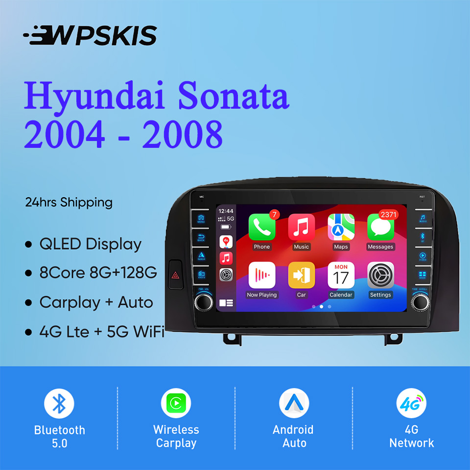 8G Ram 128GB QLED Car Radio Vi - Audio Music Hindi recension och pris