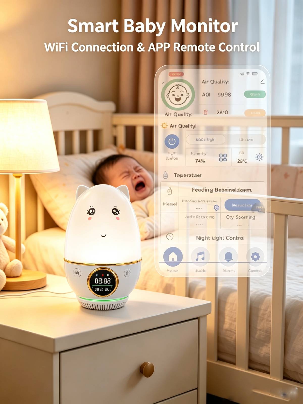 WIFI&APP HP-Smart Infant Baby  - Audio Music Test recension och pris
