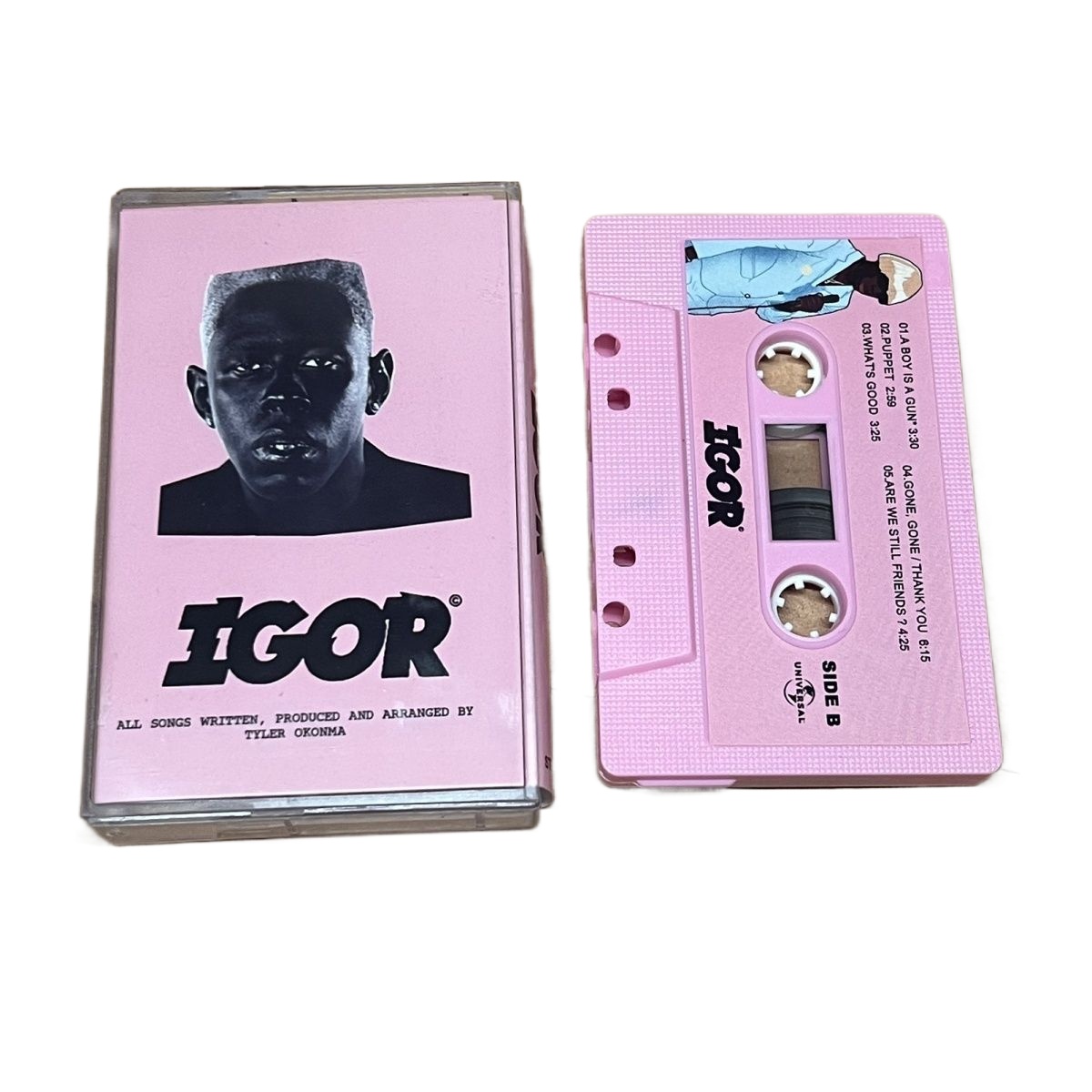 Two Tone Pink Cassette Tape Hi - Audio Music Hip Hop recension och pris