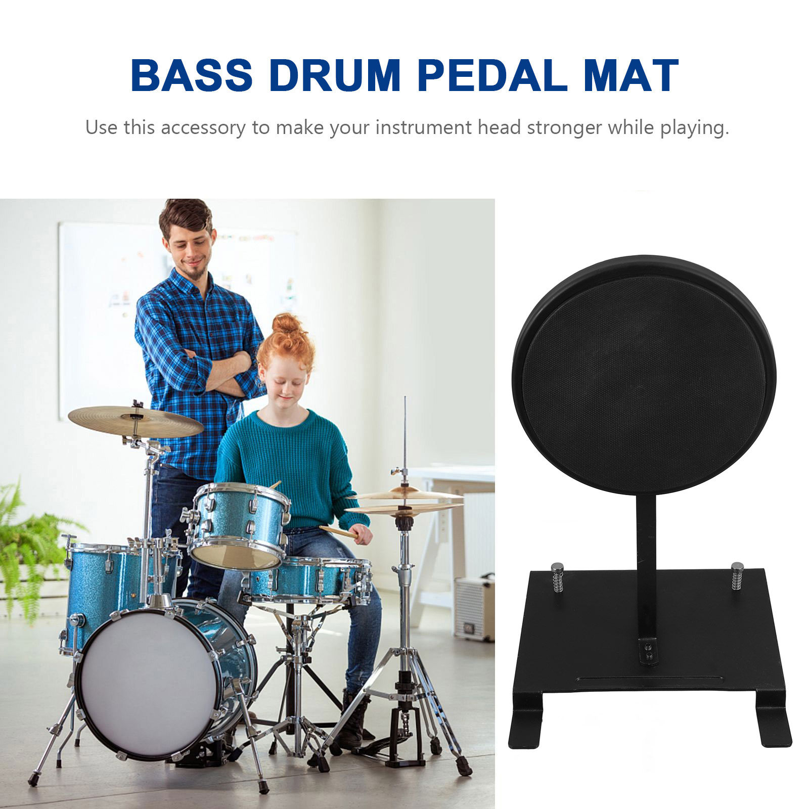 Bass Drum Kick Pad for Double  - Drum Practice Pad recension och pris