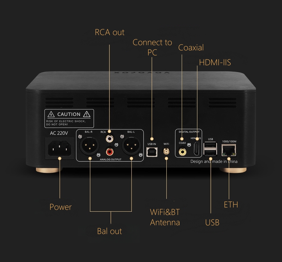 VOVOFOX-HiFi AP05S Lossless Mu - Audio Music App recension och pris