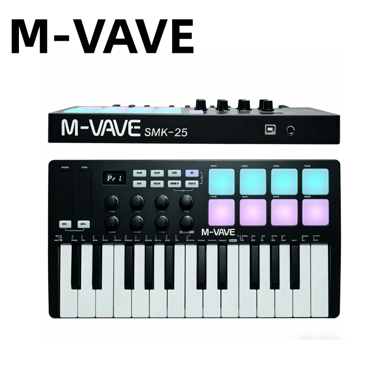 M-VAVE SMK-25 Black Portable M - Audio Music Live recension och pris
