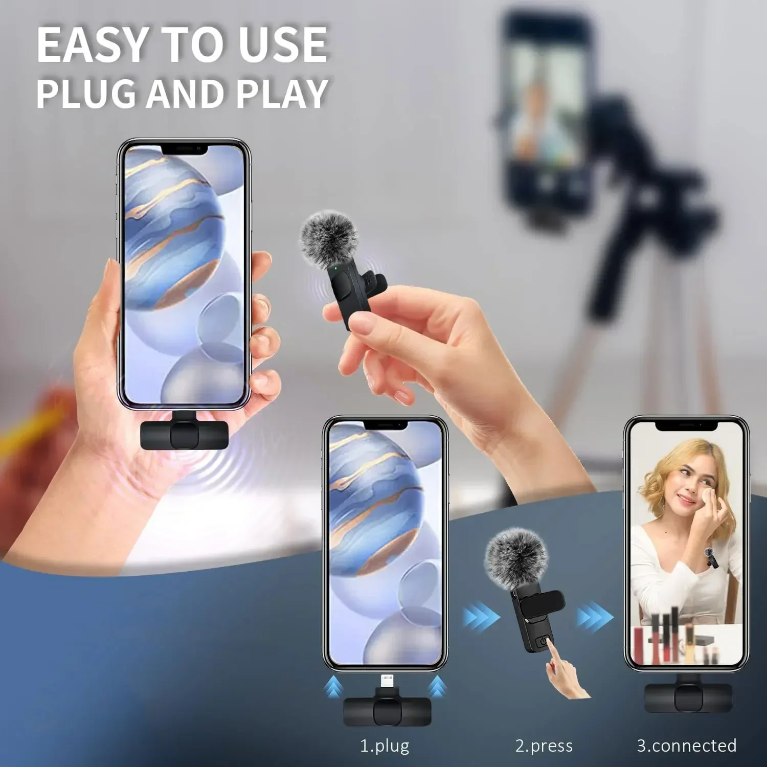 Wireless Lavalier Microphone 2 - Audio Music Live recension och pris