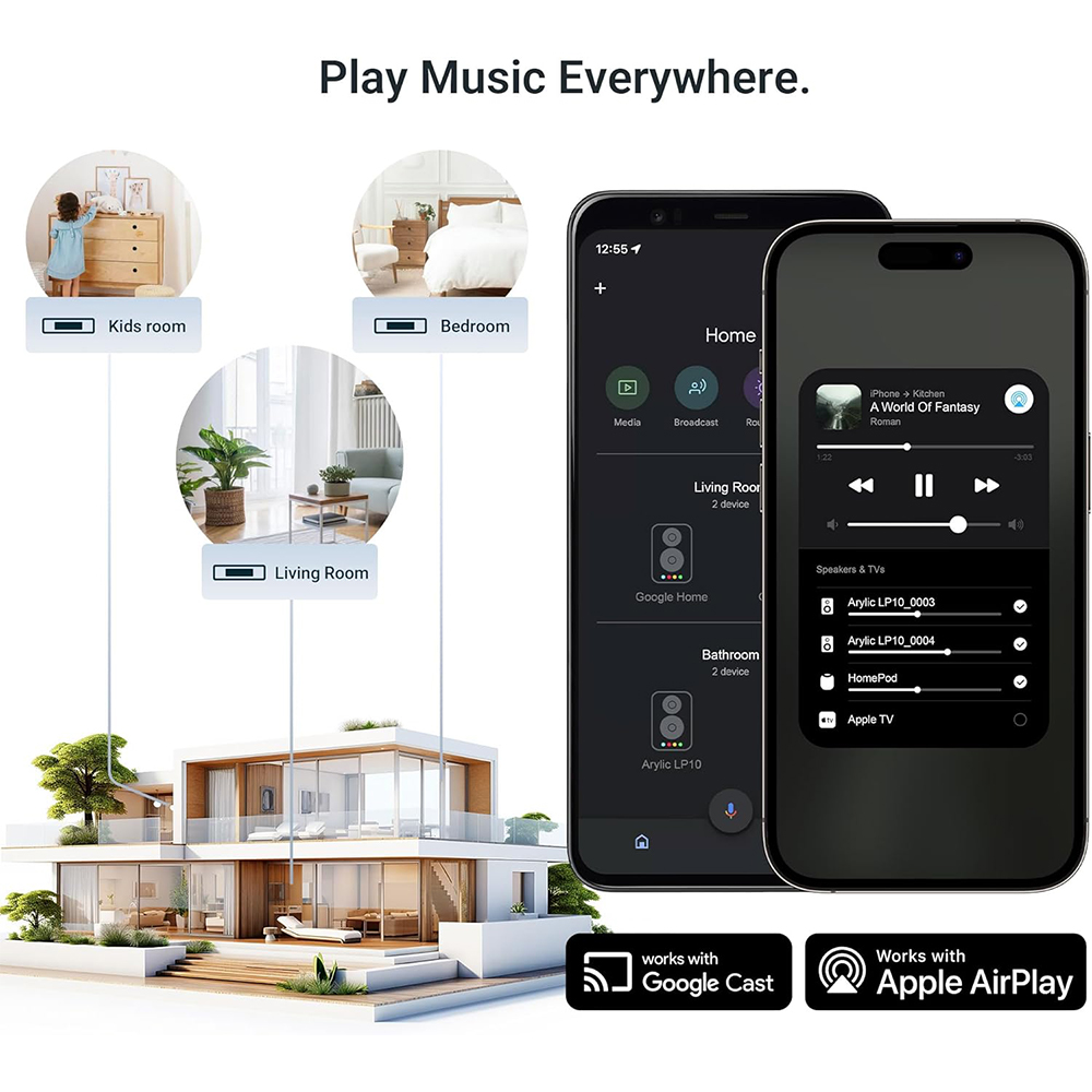 Arylic LP10 Wireless Music Str - Audio Music Google recension och pris