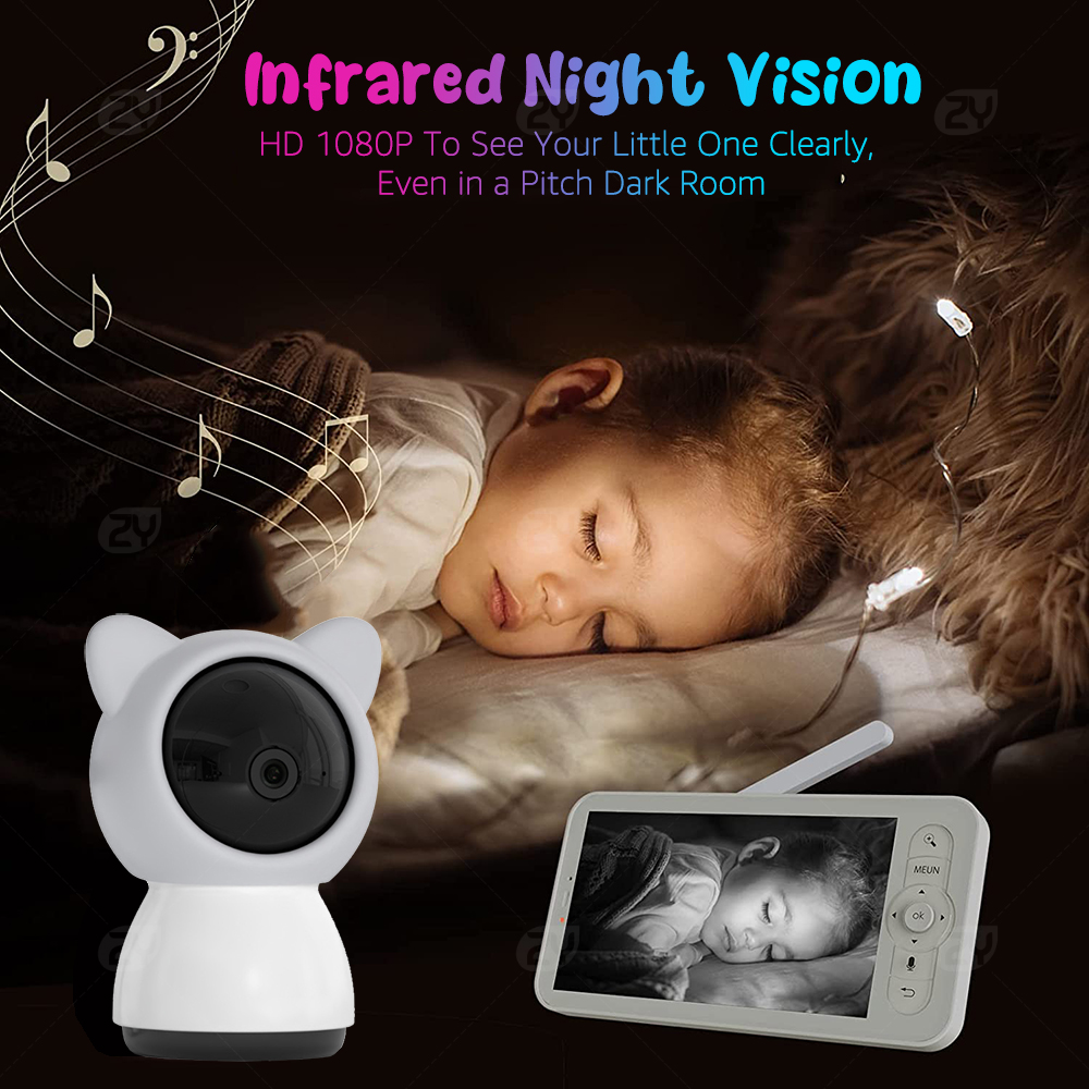 HD WiFi Baby Monitor with APP, - Audio Hd Music recension och pris