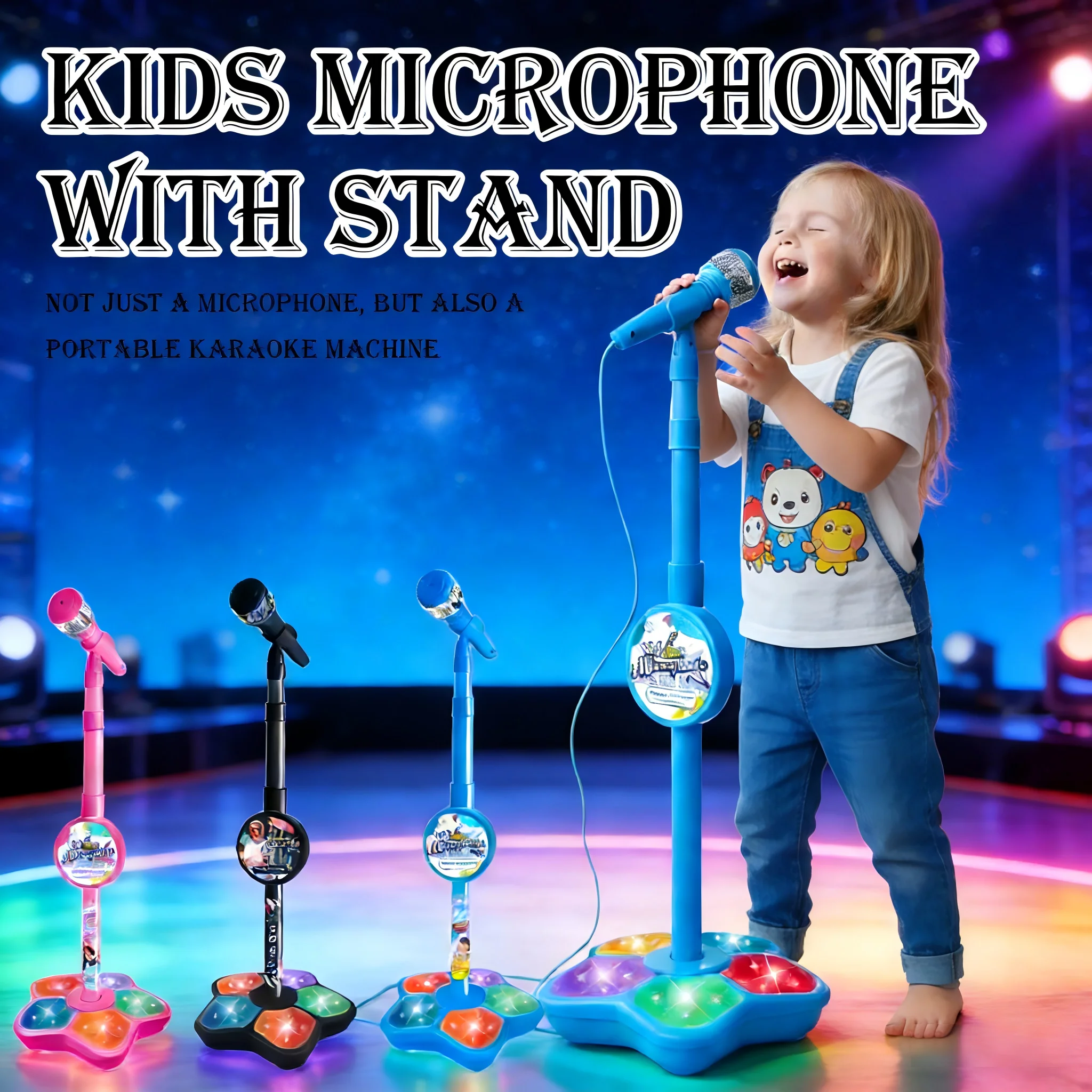 Karaoke Microphone with Stand, - Audio Music Maker recension och pris
