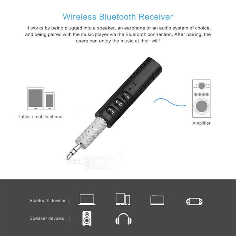 3.5mm Jack Wireless Bluetooth  - Audio Music Free Mp3 recension och pris