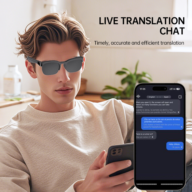 2 Colors Smart Audio Glasses B - Audio Music To Video recension och pris
